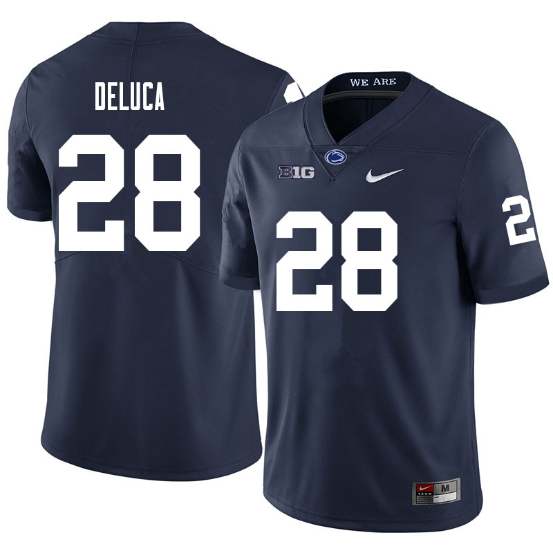NCAA Nike Men's Penn State Nittany Lions Dominic DeLuca #28 College Football Authentic Navy Stitched Jersey OWO3898IL